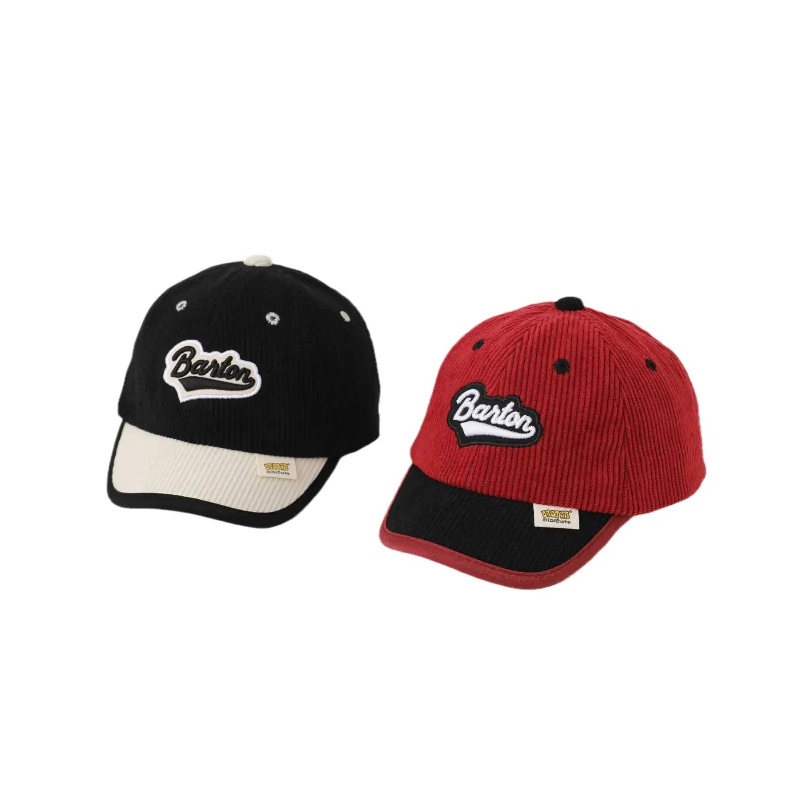 Children's Red Baroque Knit Cap with Embroidery - Image 10