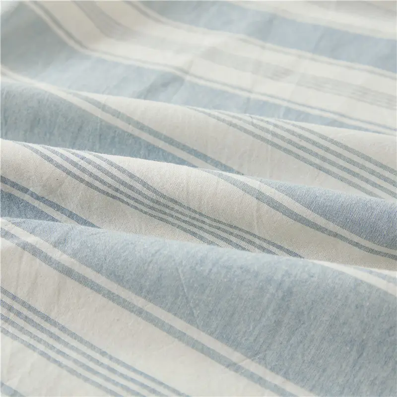 Maternal and infant class a cotton yarn-dyed washed cotton bed hat single double student dormitory cotton bed sheet bedspread universal for all seasons
