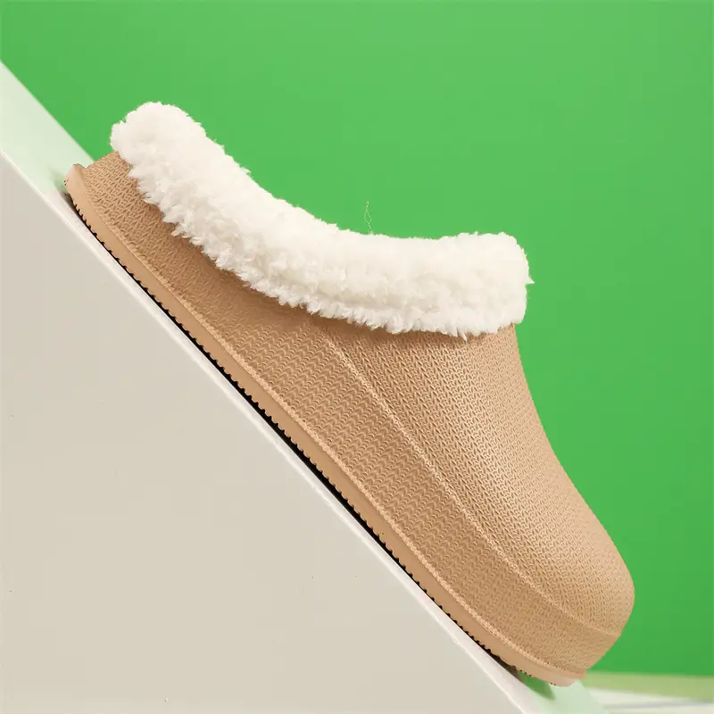 Cross-border factory wholesale winter men's and women's thickened warm couples cotton drag trend thick bottom indoor and outdoor step excrement feeling home — feature 10