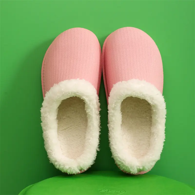Cross-border factory wholesale winter men's and women's thickened warm couples cotton drag trend thick bottom indoor and outdoor step excrement feeling home — feature 23