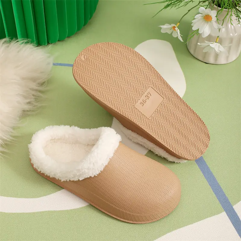 Cross-border factory wholesale winter men's and women's thickened warm couples cotton drag trend thick bottom indoor and outdoor step excrement feeling home — feature 30