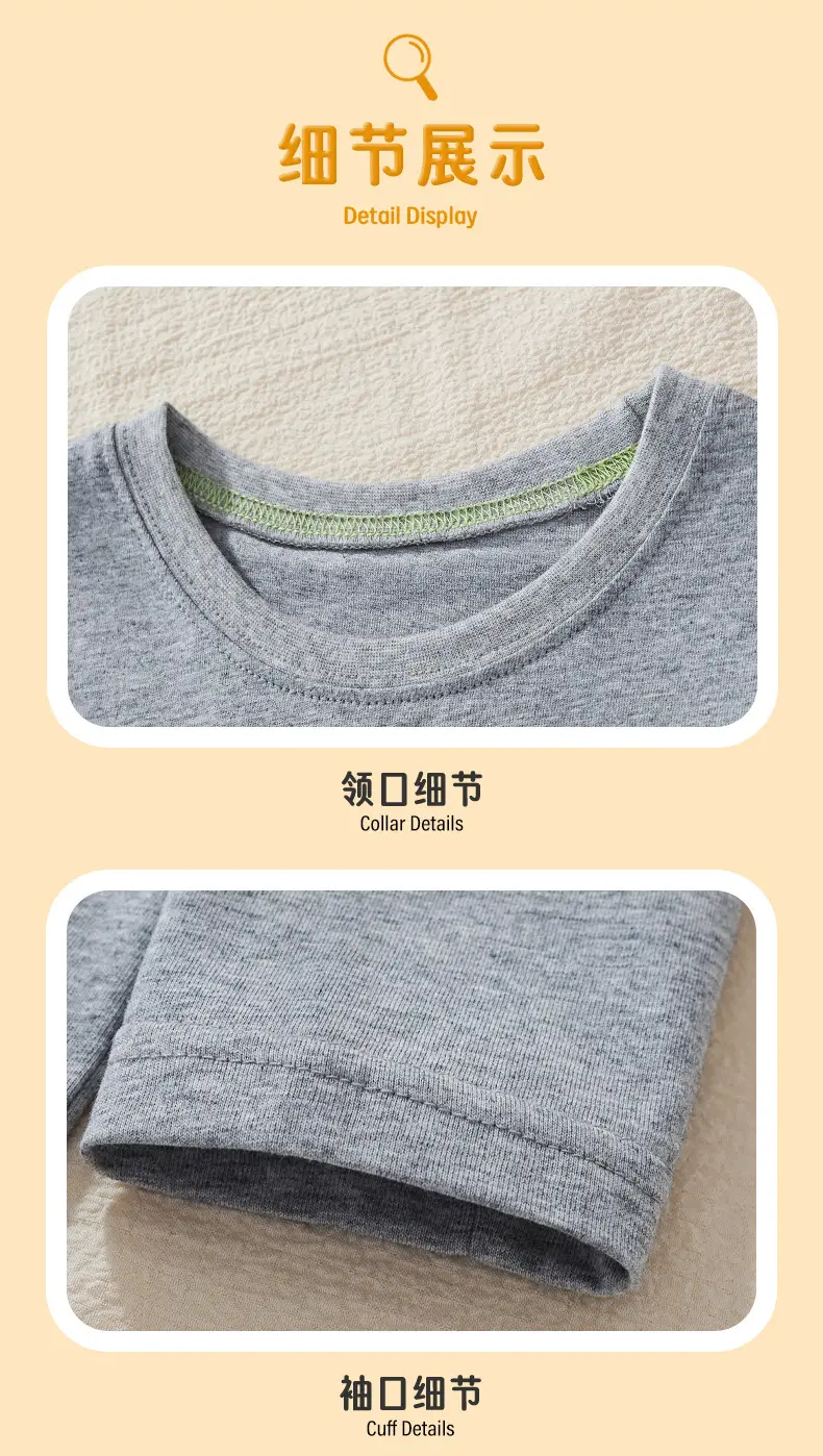 Littlebitty Boys T-Shirt Cartoon Print Grey — feature 9