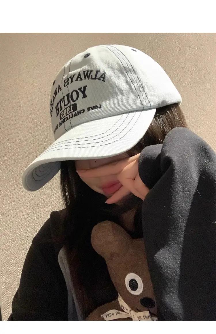 Women Blue Duck Tongue Baseball Cap Summer — feature 12
