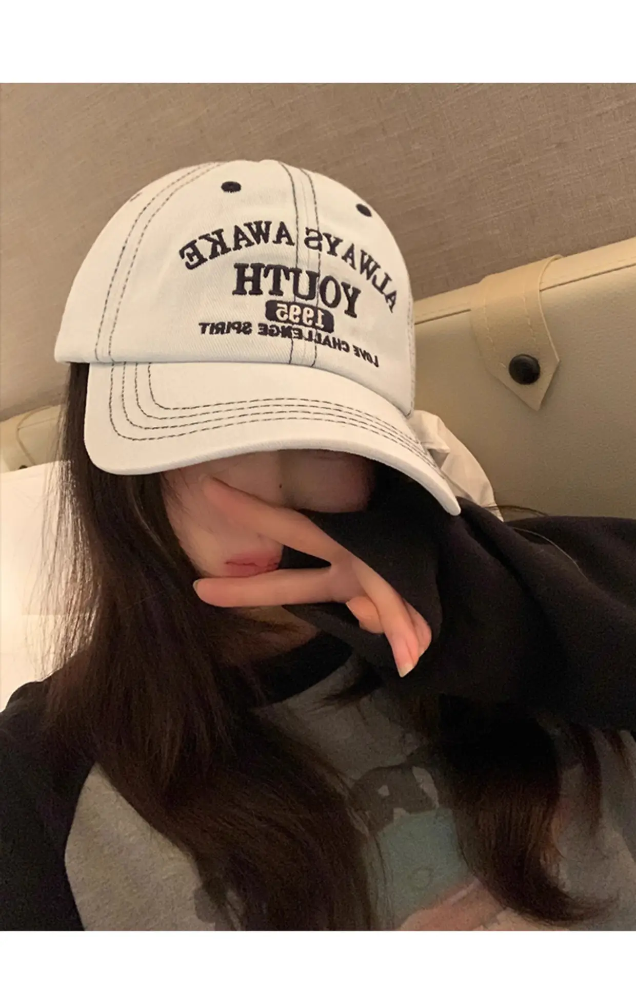Women Blue Duck Tongue Baseball Cap Summer — feature 13