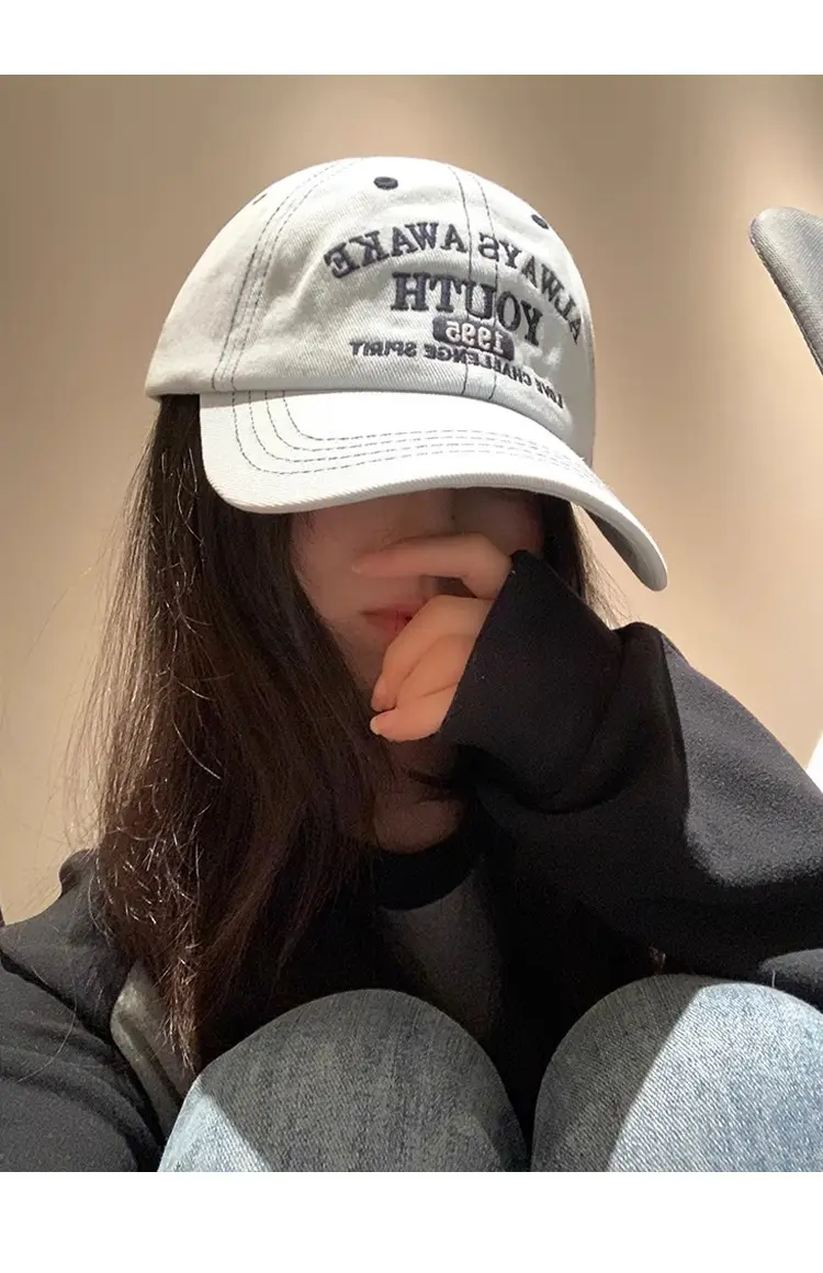 Women Blue Duck Tongue Baseball Cap Summer — feature 9