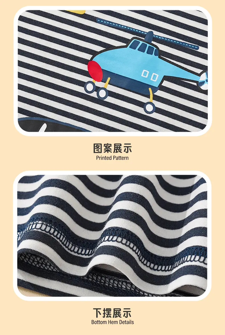 Kids Striped Long Sleeve T-Shirt Boys 2025 — feature 10