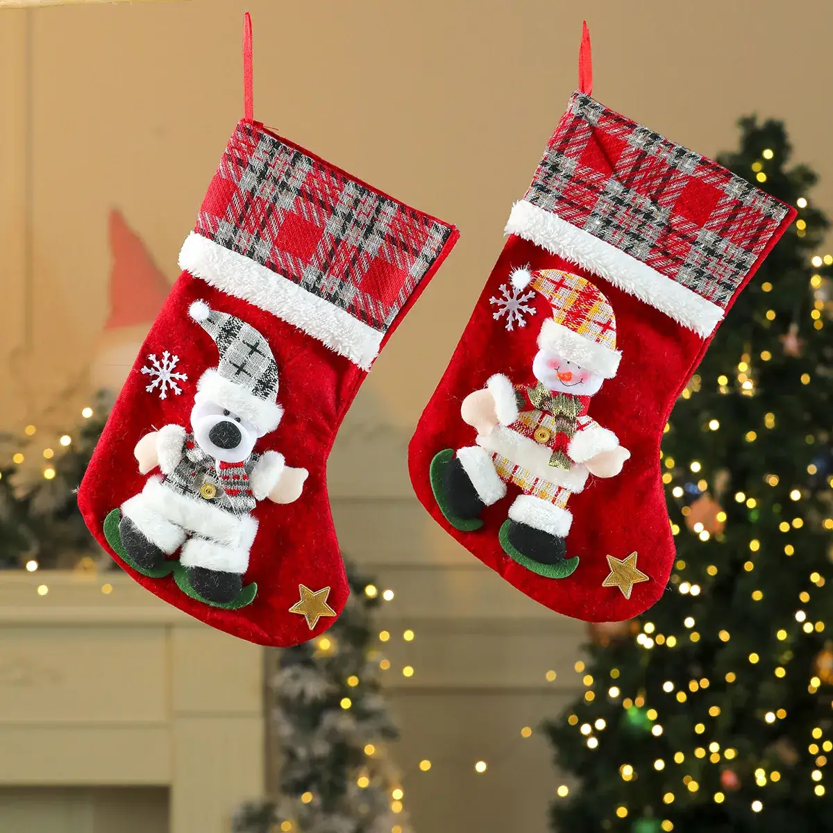 Christmas Doll Socks for Kids Gift Bag - Image 6