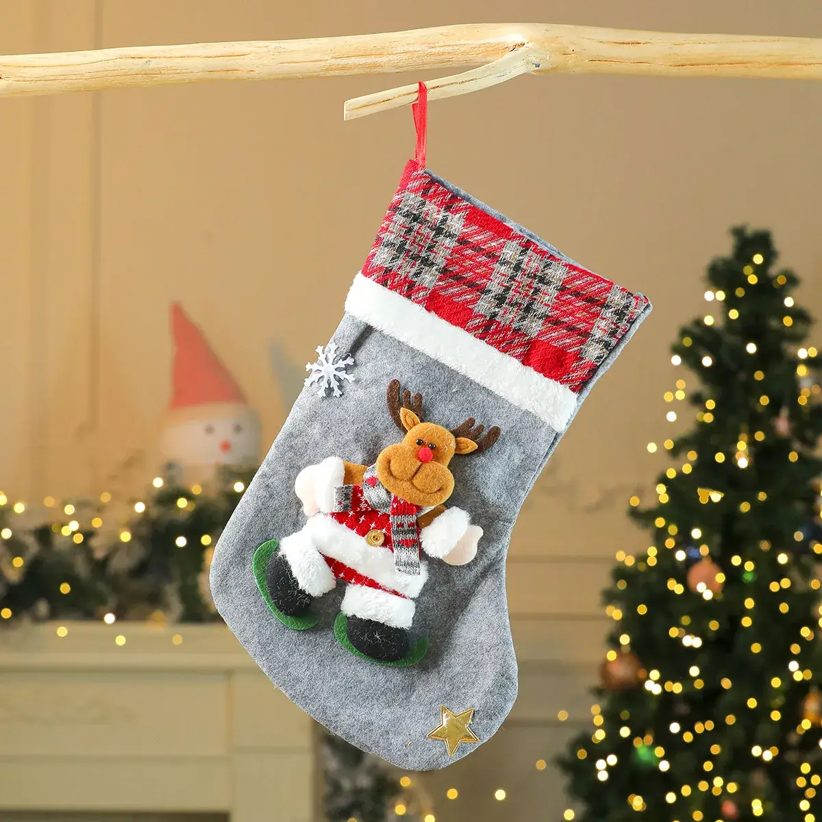 Christmas Doll Socks for Kids Gift Bag - Image 3