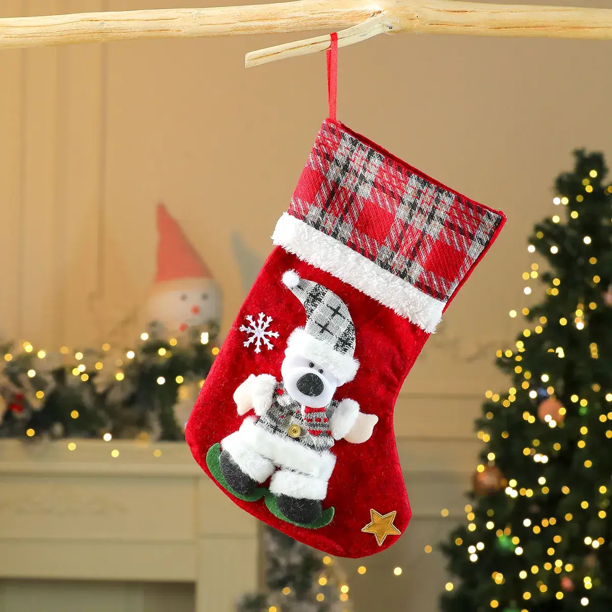 Christmas Doll Socks for Kids Gift Bag - Image 4