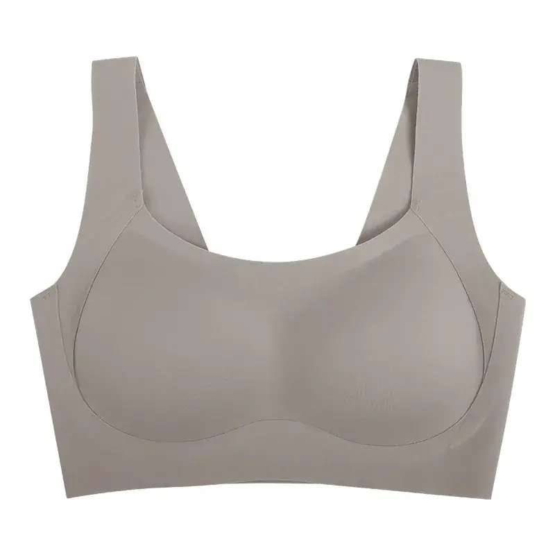 Women's Square Collar Bra with Wide Strap & Fixed Cup - Image 3