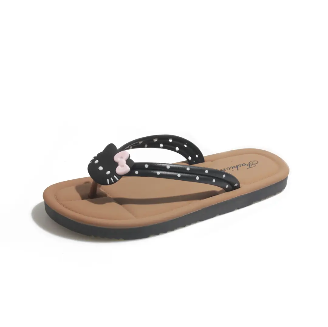 Internet Celebrity Versatile Flip-Flops Cartoon Cute Summer Outerwear Soft-Soled 2024 New Fashion Versatile Sandals - Image 7