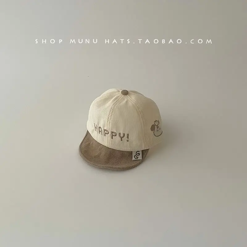 Baby Cap Autumn Winter Corduroy Cap Small Month Old — feature 15