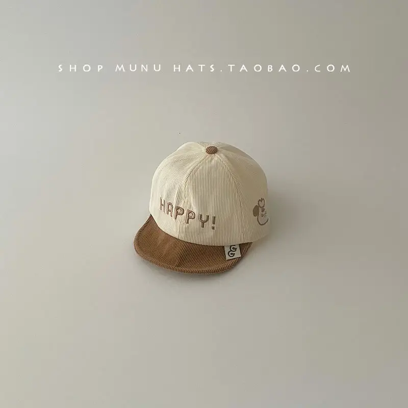 Baby Cap Autumn Winter Corduroy Cap Small Month Old — feature 17