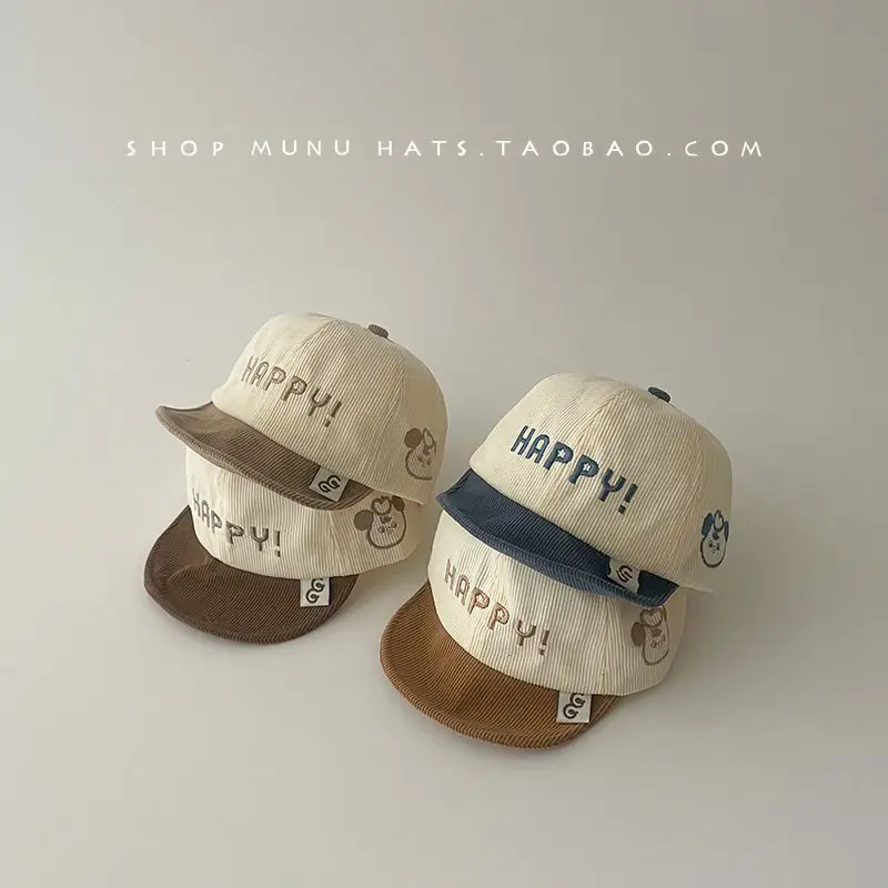 Baby Cap Autumn Winter Corduroy Cap Small Month Old — feature 3