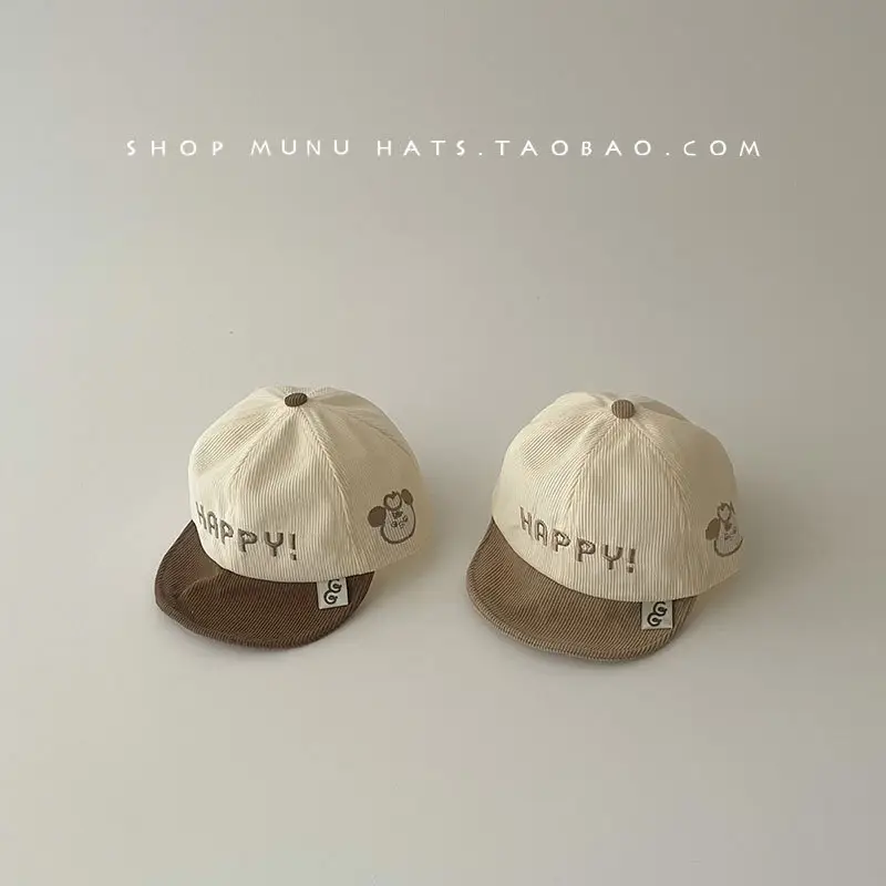Baby Cap Autumn Winter Corduroy Cap Small Month Old — feature 7