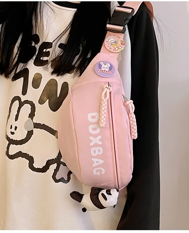 2024 New Japanese Style Pink Cute Waist Bag for Women — feature 15