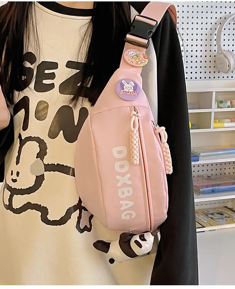 2024 New Japanese Style Pink Cute Waist Bag for Women — feature 17