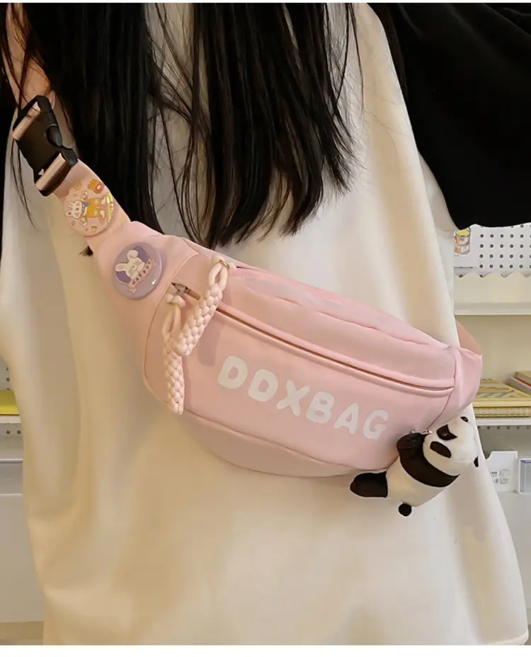 2024 New Japanese Style Pink Cute Waist Bag for Women — feature 24
