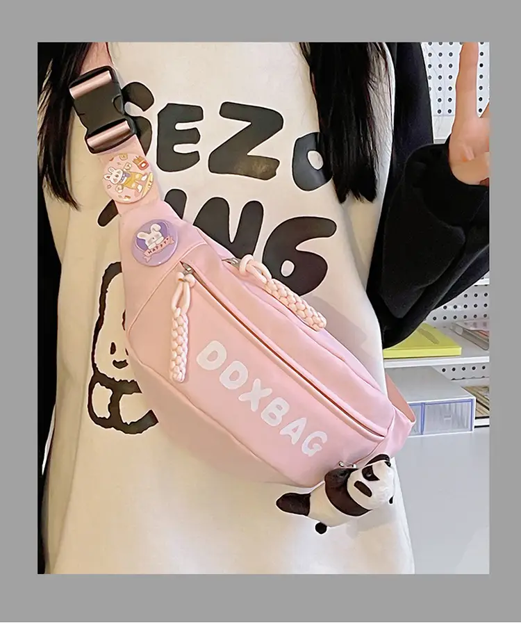 2024 New Japanese Style Pink Cute Waist Bag for Women — feature 3