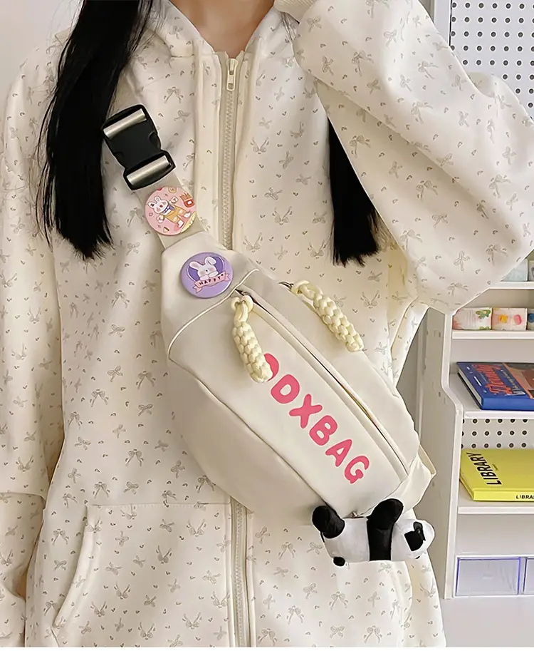 2024 New Japanese Style Pink Cute Waist Bag for Women — feature 30