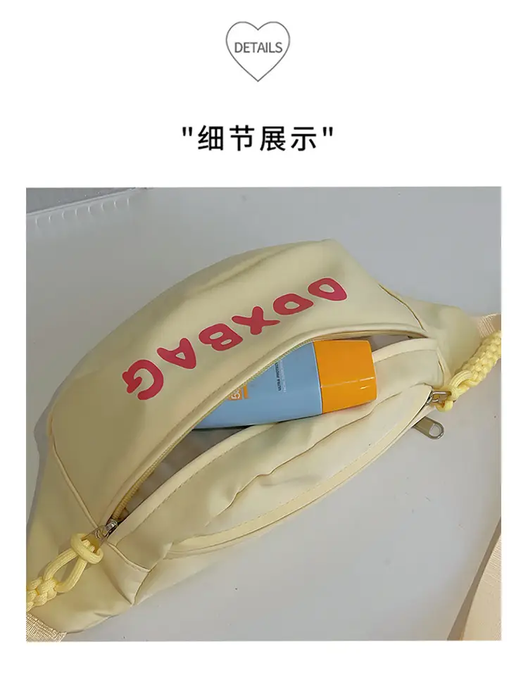 2024 New Japanese Style Pink Cute Waist Bag for Women — feature 60