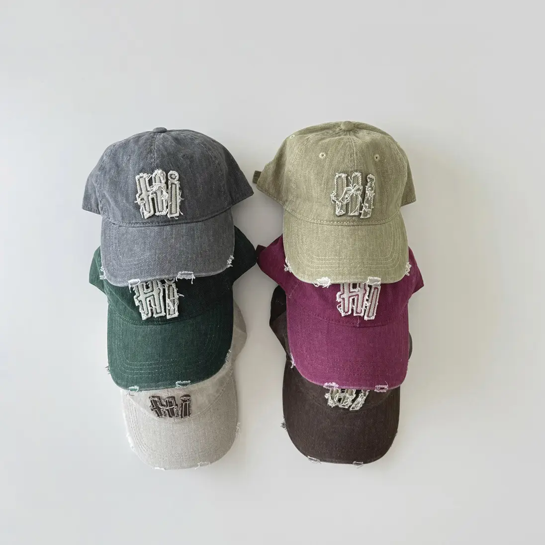 Qiu Nan Boys Girls Sunscreen Cap Grey Spring Autumn - Image 3