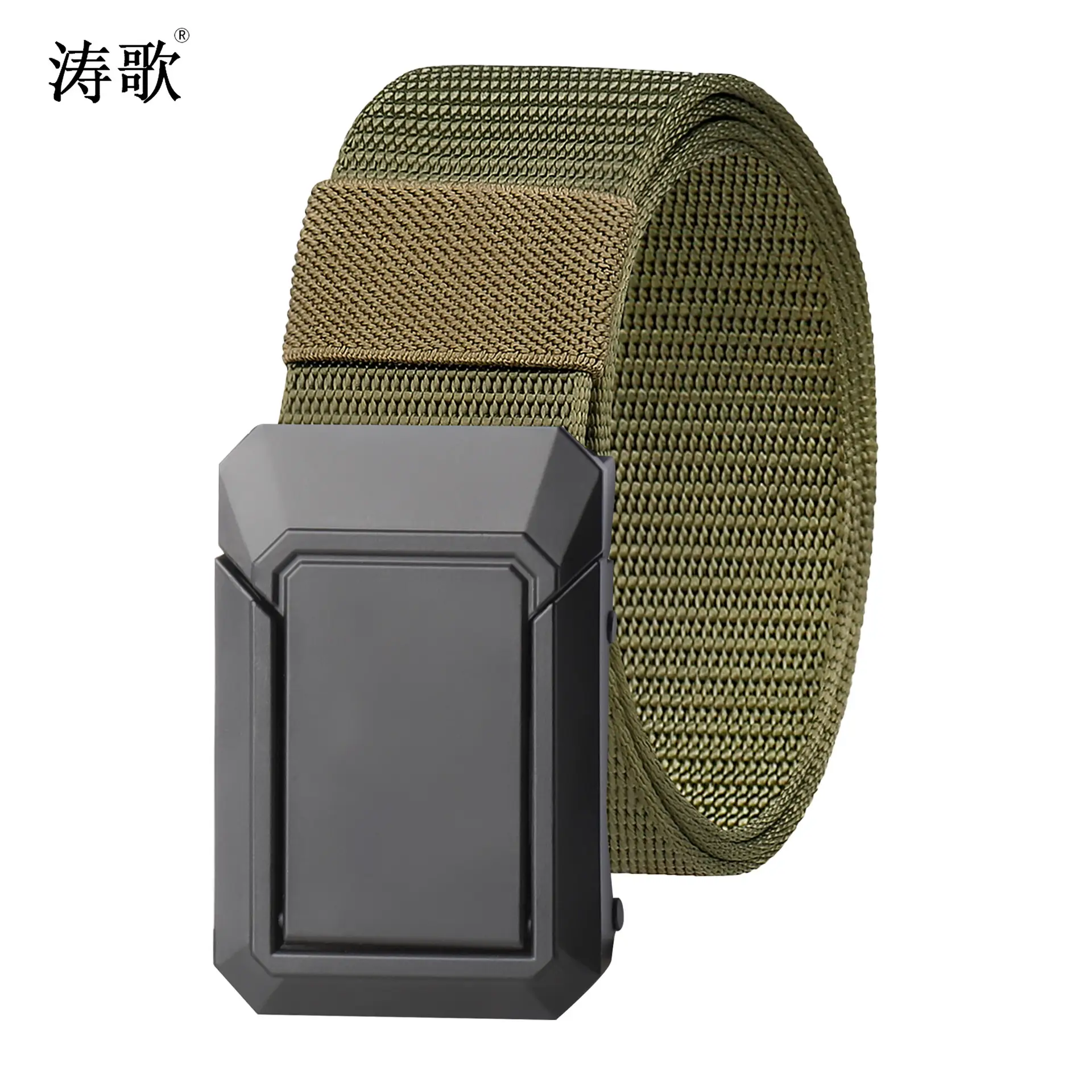 Men's Brown Nylon Tactical Belt Quick Release Wholesale