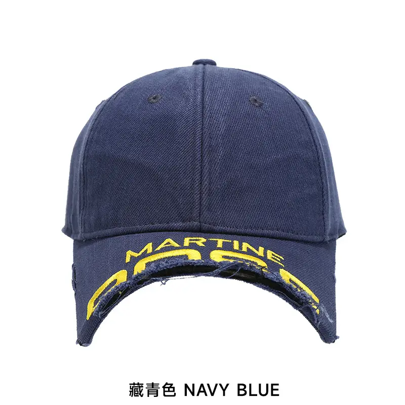 2024 New Short Brim Letter Embroidered Baseball Cap Wang Anyu - Image 2
