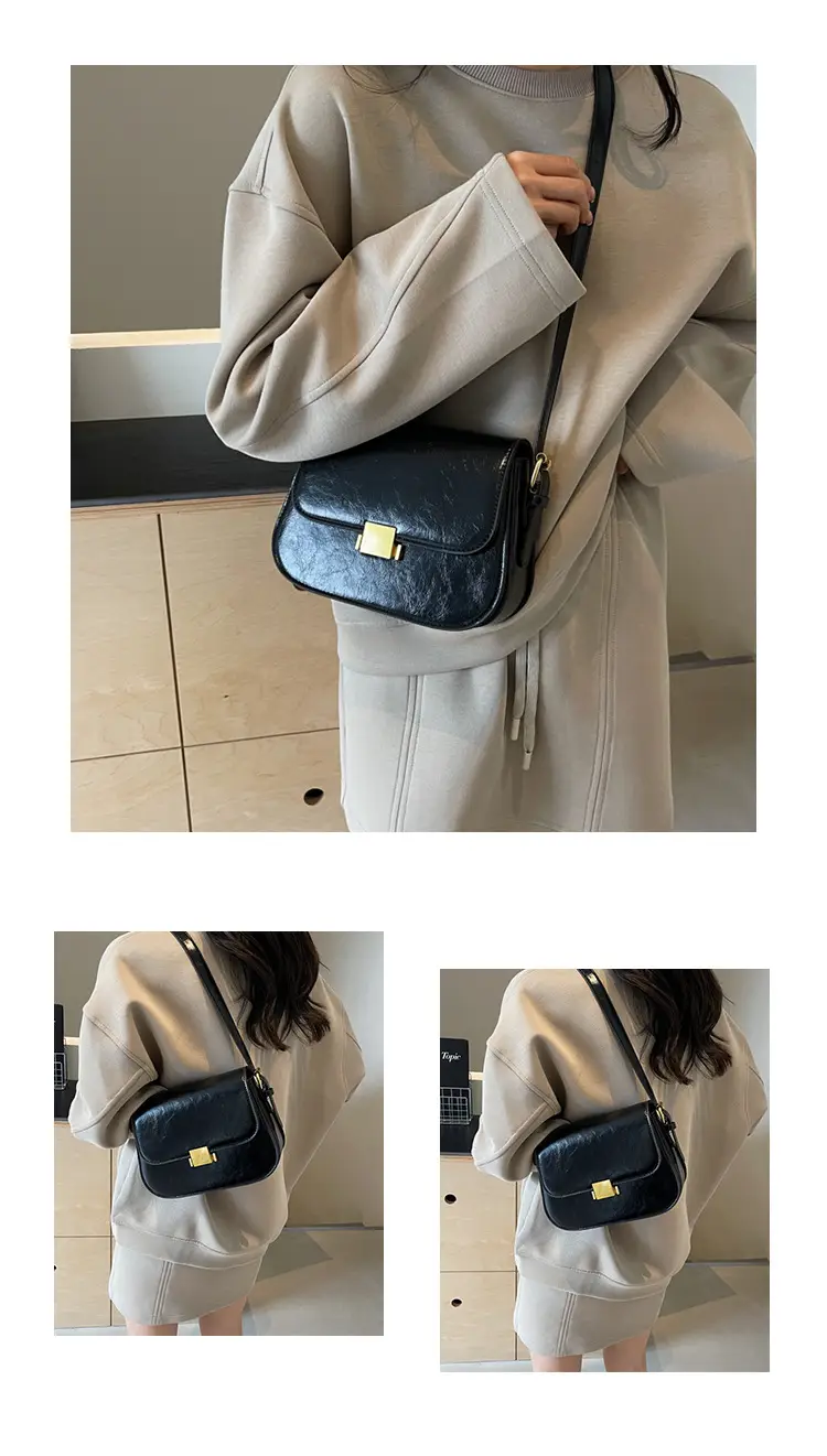 Small Square Tan Leather Shoulder Bag for Women 2024 — feature 11