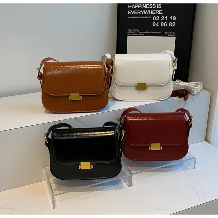 Small Square Tan Leather Shoulder Bag for Women 2024 — feature 13
