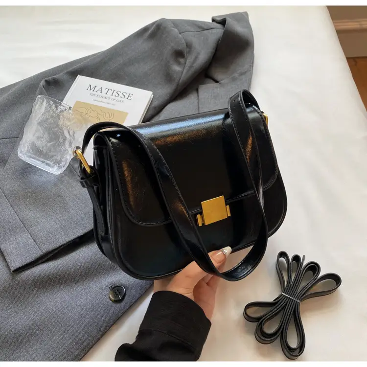 Small Square Tan Leather Shoulder Bag for Women 2024 — feature 17