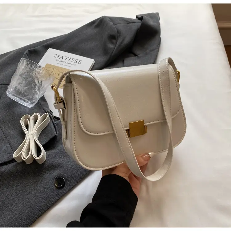 Small Square Tan Leather Shoulder Bag for Women 2024 — feature 21