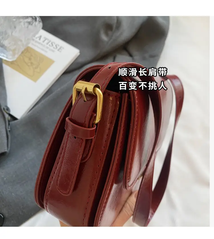 Small Square Tan Leather Shoulder Bag for Women 2024 — feature 3