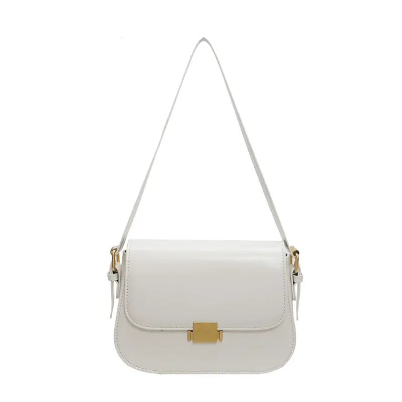 Small Square Tan Leather Shoulder Bag for Women 2024 - Image 2