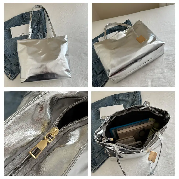 High-Gloss Spice Girl Large Shoulder Bag Women 2024 — feature 9