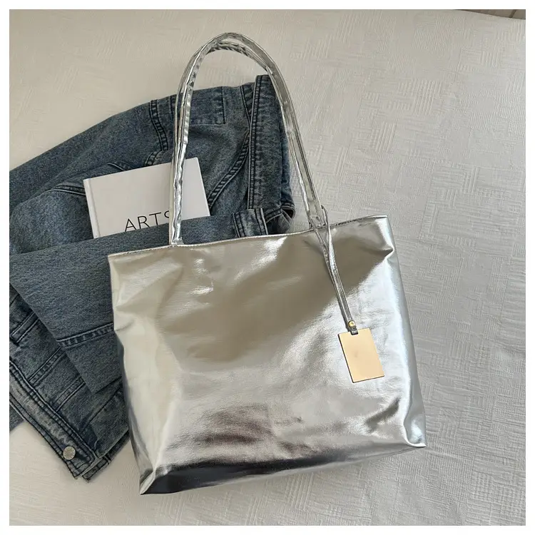 High-Gloss Spice Girl Large Shoulder Bag Women 2024 - Image 3