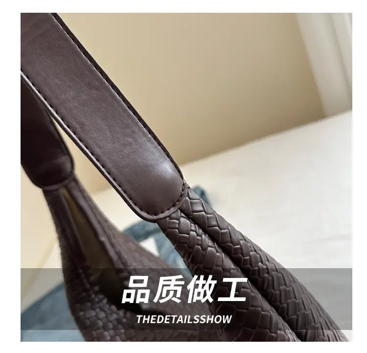 Women's Woven Black Shoulder Crossbody Bag 2024 — feature 6
