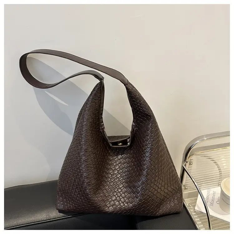 Women's Woven Black Shoulder Crossbody Bag 2024 - Image 4