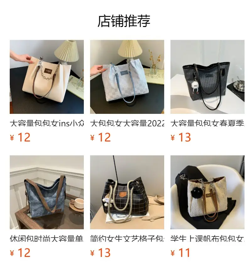 White Embroidered Tote Bag for Women Large Capacity Commuter Bag — feature 1