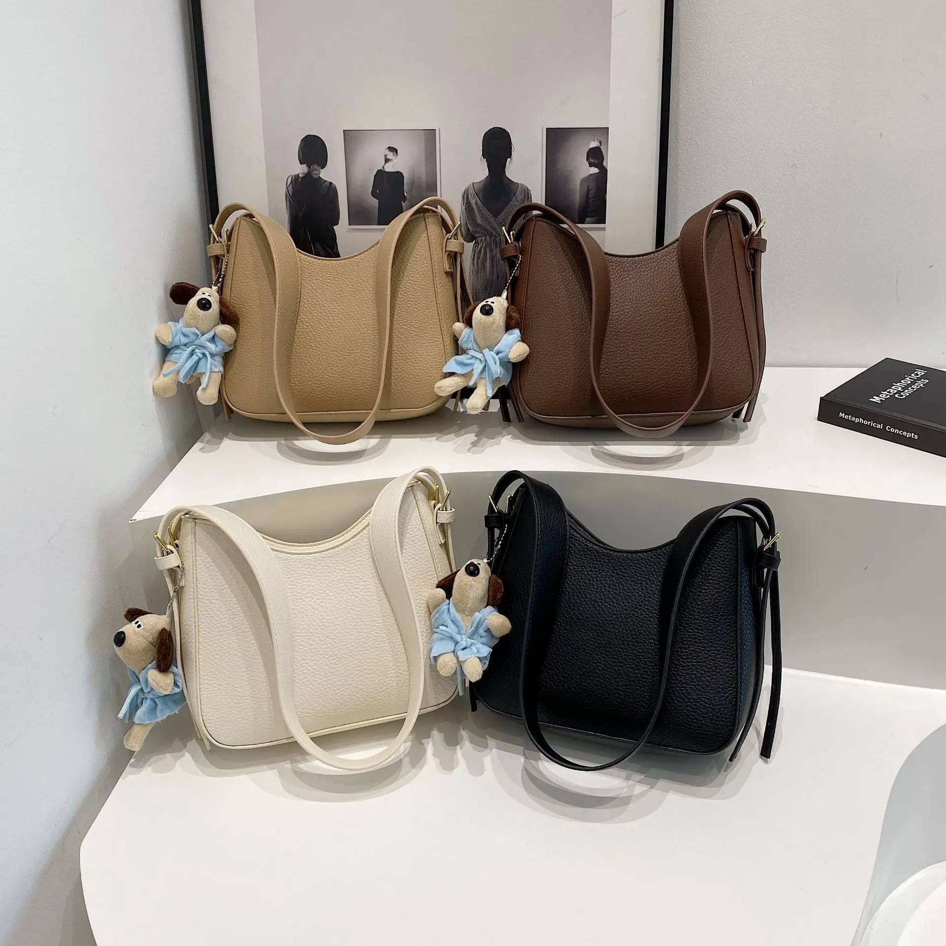 Crossbody Bag Women Retro Design Shoulder Bag Autumn Winter 2024 - Image 6