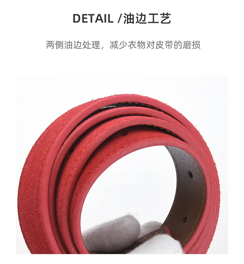 Vintage Belt Women Dress Pants Decorative Fashion Simple High Velvet Leather Pin Buckle Belt Women Wholesale — feature 7