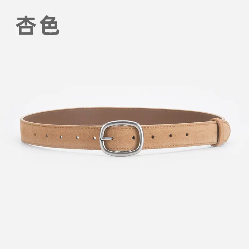 Vintage Belt Women Dress Pants Decorative Fashion Simple High Velvet Leather Pin Buckle Belt Women Wholesale - Image 11