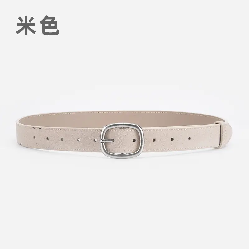 Vintage Belt Women Dress Pants Decorative Fashion Simple High Velvet Leather Pin Buckle Belt Women Wholesale - Image 6