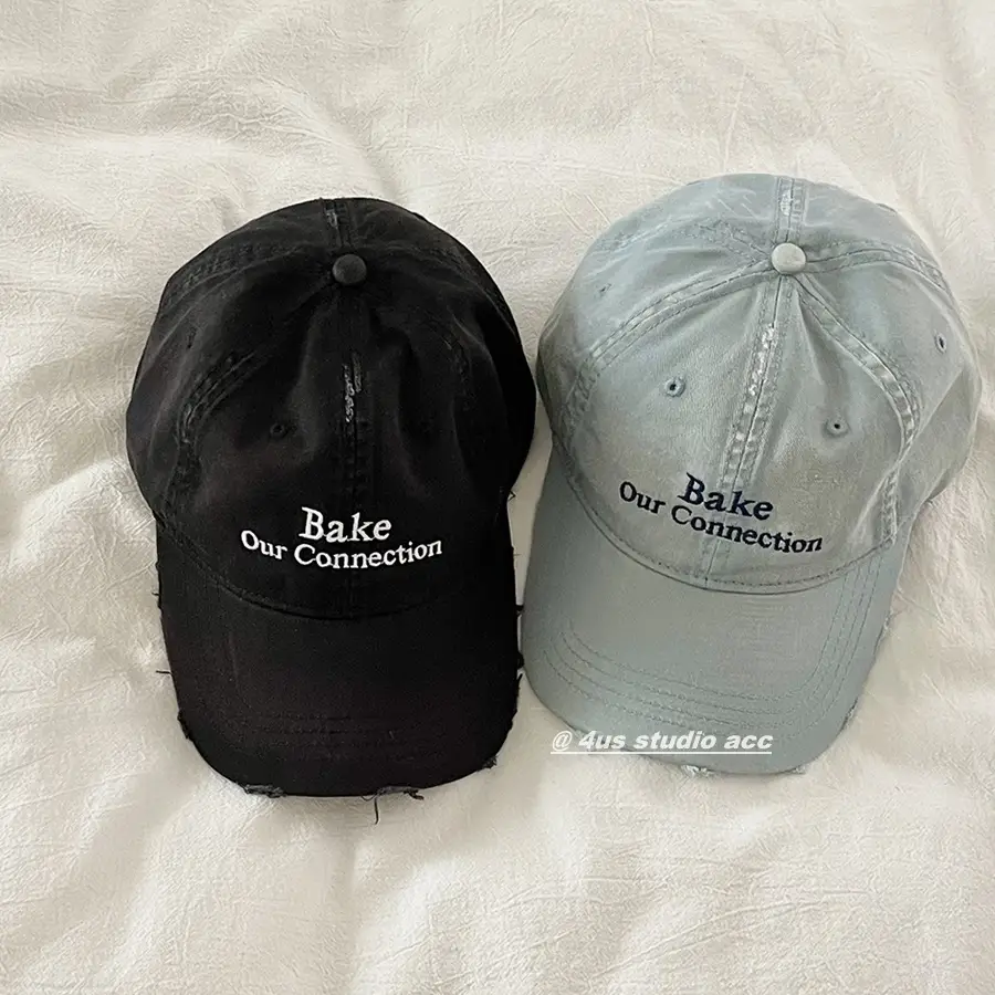 Women's Light Blue Baseball Cap with "Bake Our Connection" Embroidery - Image 7