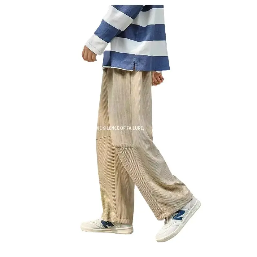 Men's Wide-leg Corduroy Pants Spring New - Image 5