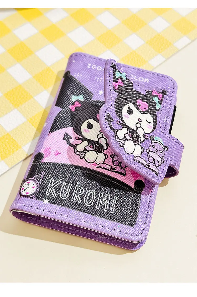Hello Kitty Cartoon Card Bag Women Multi Card Large Capacity Storage — feature 11
