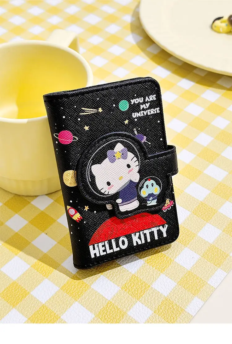 Hello Kitty Cartoon Card Bag Women Multi Card Large Capacity Storage — feature 15