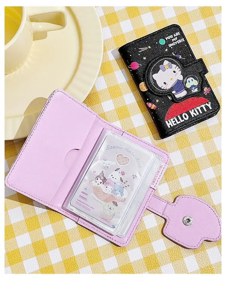 Hello Kitty Cartoon Card Bag Women Multi Card Large Capacity Storage — feature 9