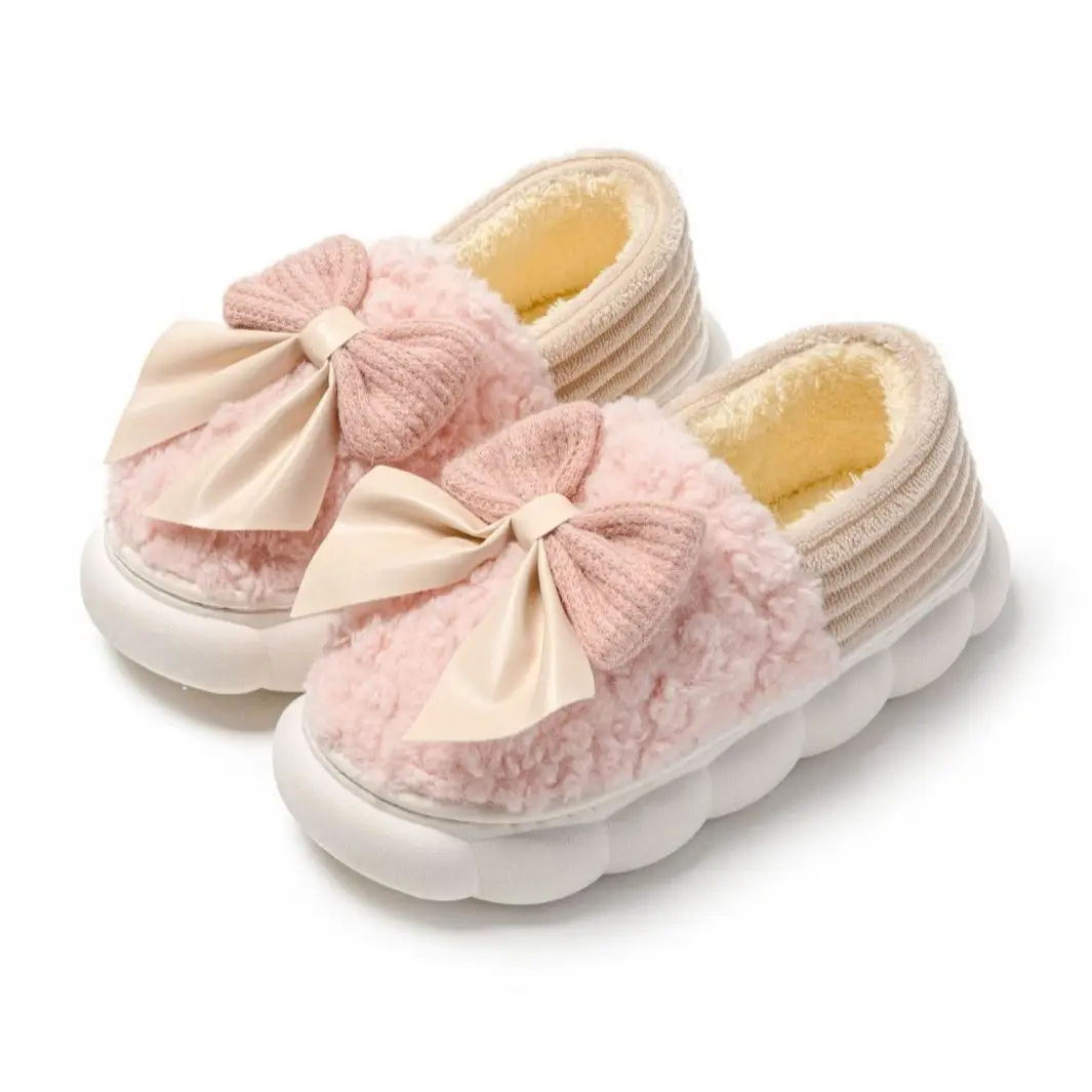 Yuezi Cotton Slippers Women's Winter 2023 New Arrival Heel Indoor Home Warm Wool Plush Cotton Shoes Women's Winter - Image 42