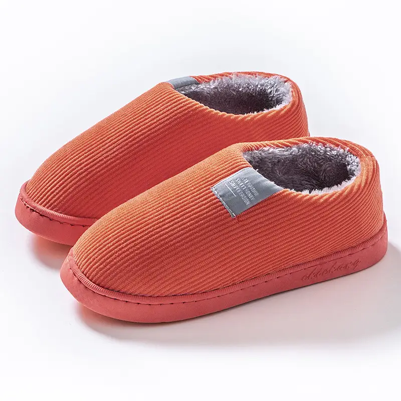 Yuezi Cotton Slippers Women's Winter 2023 New Arrival Heel Indoor Home Warm Wool Plush Cotton Shoes Women's Winter - Image 25